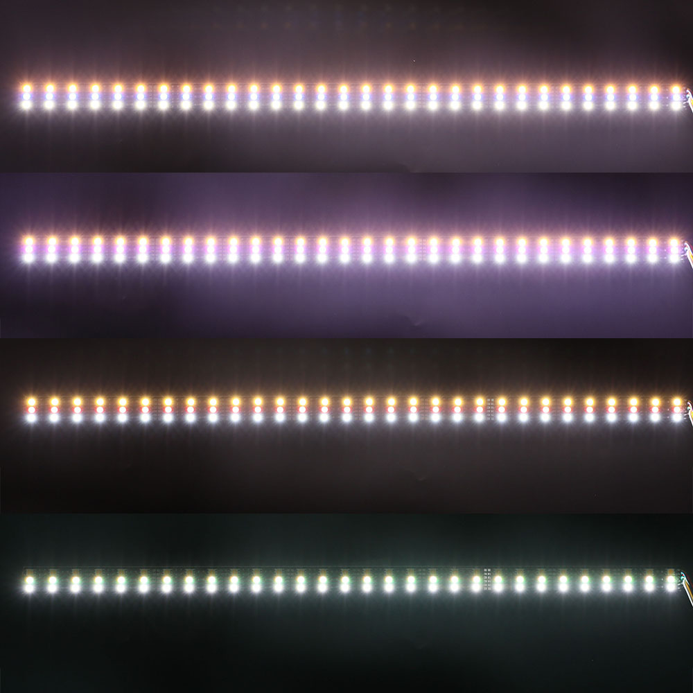DC12V Triple Row RGBCCT Rigid Linear LED Light Bar For Home Lighting - 55LEDs per Foot - 5pcs by sales DC12V Triple Row RGBCCT Rigid Linear LED Light Bar For Home Lighting - 55LEDs per Foot - 5pcs by sales